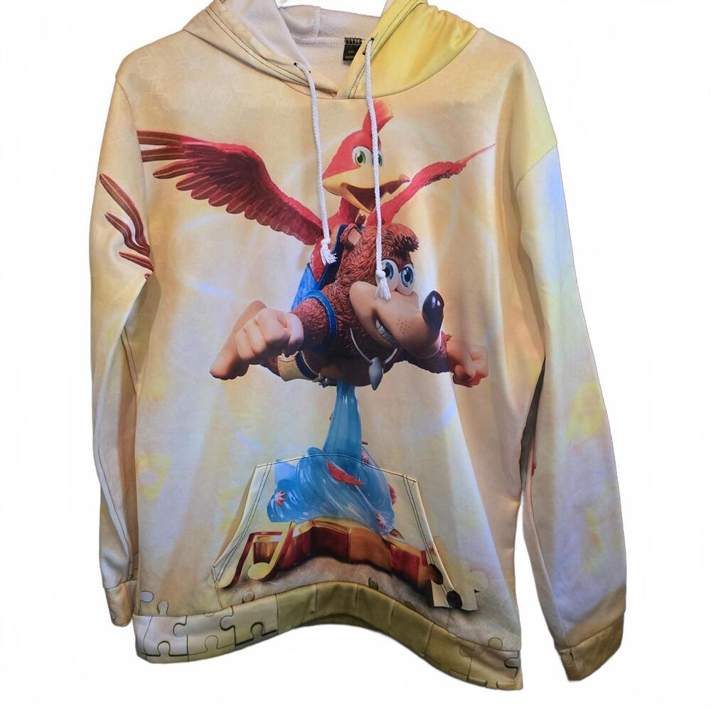 Banjo-Kazooie XXL Hoodie with Character Print